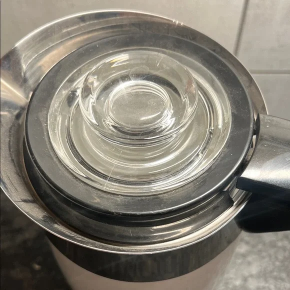 10 Cup Vintage Corningware plug in percolator. Exc condition. Missing wire - Picture 3 of 10